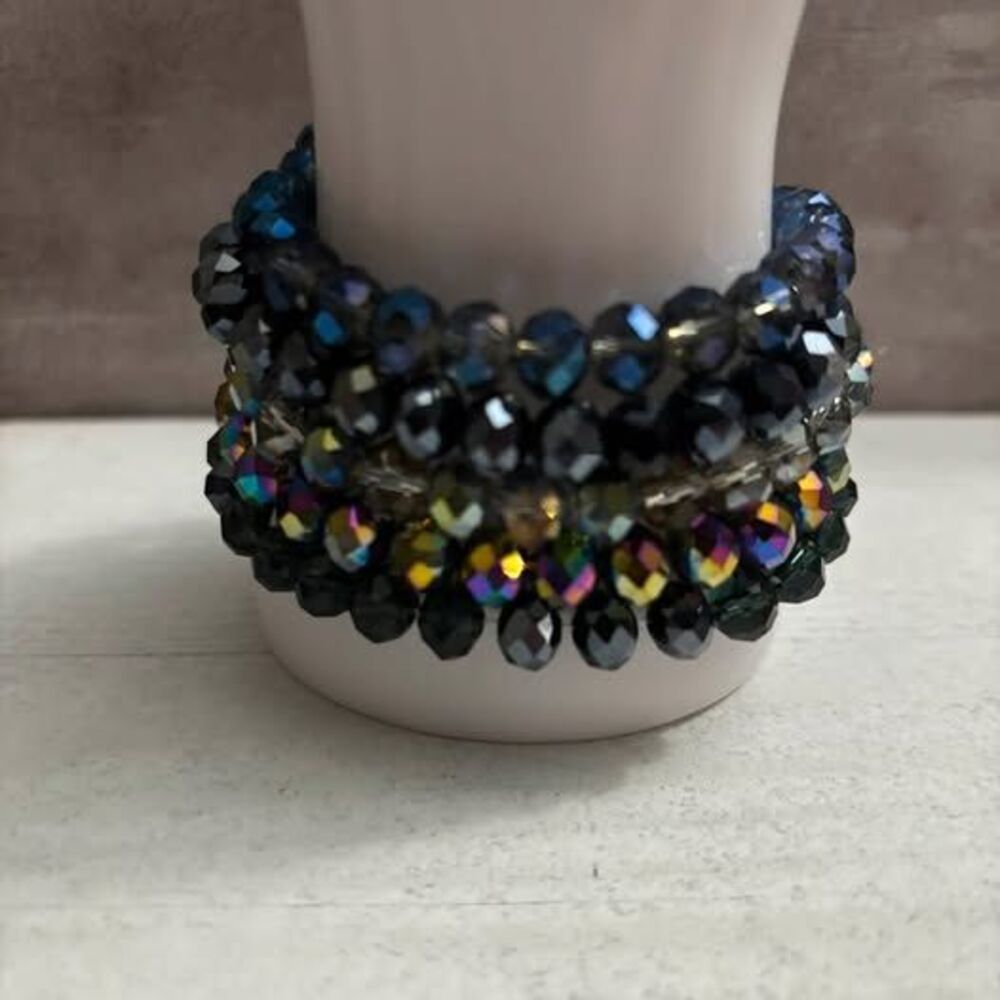 Handmade Beaded Bracelet Stack 0270